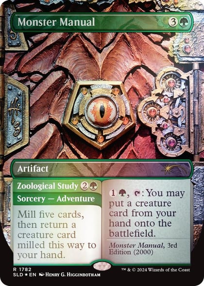 Monster Manual (Rainbow Foil), Secret Lair Drop Series 1782