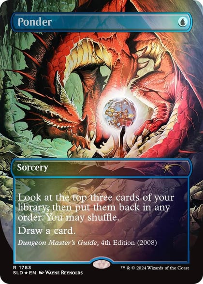 Ponder (1783) (Rainbow Foil), Secret Lair Drop Series 1783