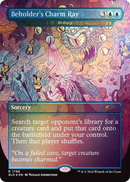 Beholder's Charm Ray - Bribery (Rainbow Foil), Secret Lair Drop Series 1786