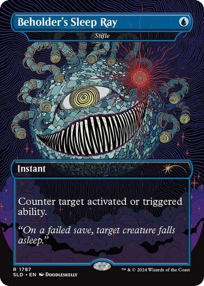 Beholder's Sleep Ray - Stifle, Secret Lair Drop Series 1787