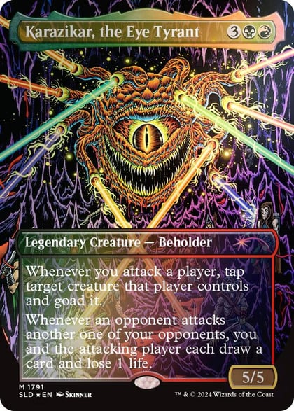 Karazikar, the Eye Tyrant (Rainbow Foil), Secret Lair Drop Series 1791