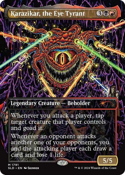 Karazikar, the Eye Tyrant, Secret Lair Drop Series 1791
