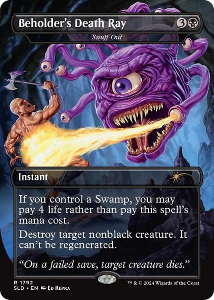 Beholder's Death Ray - Snuff Out, Secret Lair Drop Series 1792