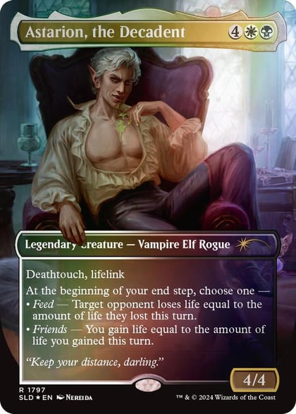 Astarion, the Decadent (Rainbow Foil), Secret Lair Drop Series 1797
