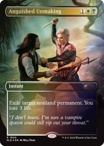 Anguished Unmaking (1800) (Rainbow Foil), Secret Lair Drop Series 1800