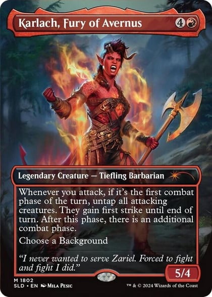 Karlach, Fury of Avernus, Secret Lair Drop Series 1802
