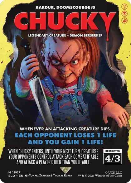 Chucky - Kardur, Doomscourge, Secret Lair Drop Series 1807