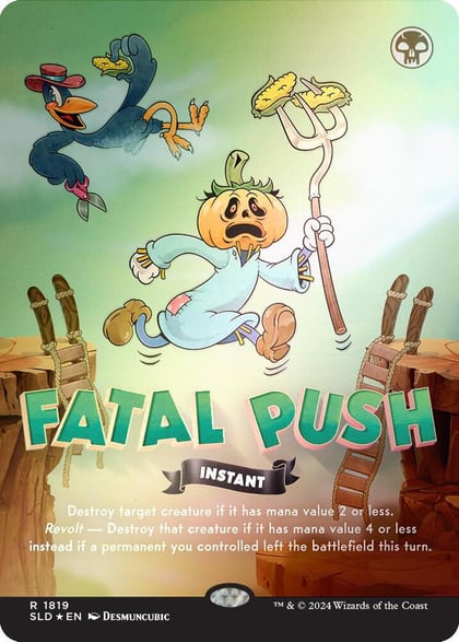 Fatal Push (1819) (Rainbow Foil), Secret Lair Drop Series 1819