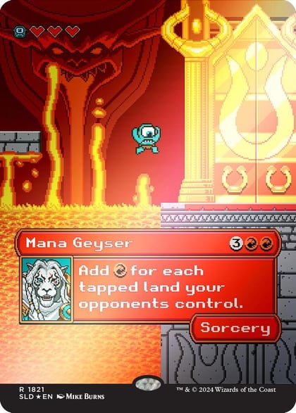Mana Geyser (Rainbow Foil), Secret Lair Drop Series 1821
