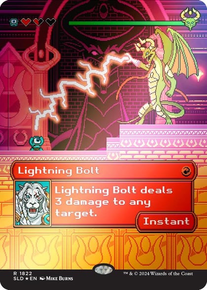 Lightning Bolt (1822) (Rainbow Foil), Secret Lair Drop Series 1822