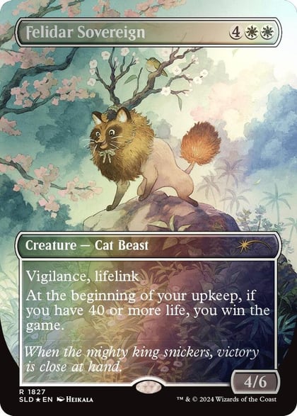 Felidar Sovereign (1827) (Rainbow Foil), Secret Lair Drop Series 1827