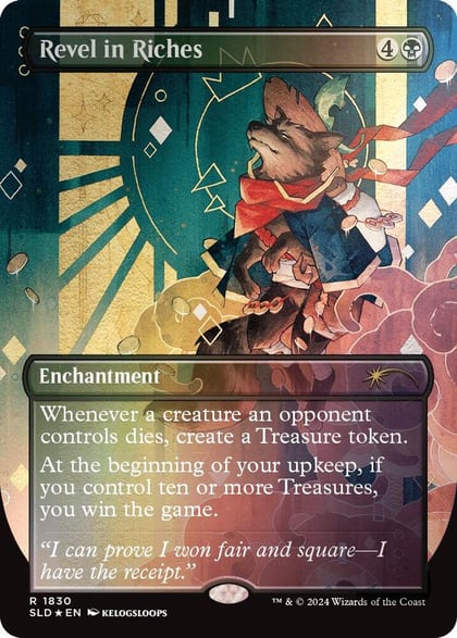 Revel in Riches (Rainbow Foil), Secret Lair Drop Series 1830