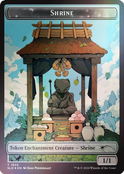 Shrine Token (Rainbow Foil), Secret Lair Drop Series 1835