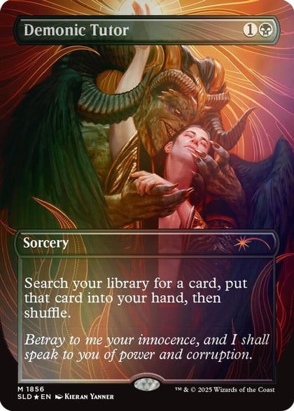 Demonic Tutor (Rainbow Foil), Secret Lair Drop Series 1856