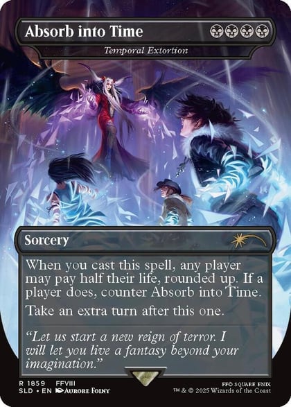Absorb into Time - Temporal Extortion, Secret Lair Drop Series 1859