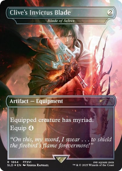 Clive's Invictus Blade - Blade of Selves (Rainbow Foil), Secret Lair Drop Series 1864