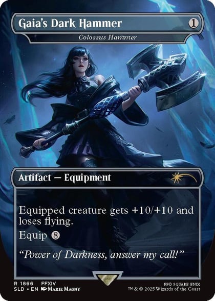 Gaia's Dark Hammer - Colossus Hammer, Secret Lair Drop Series 1866