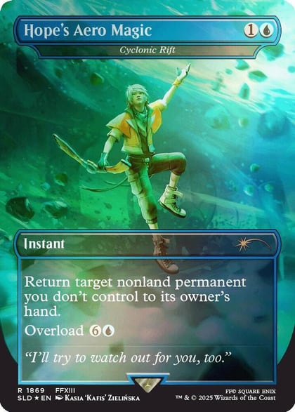Hope's Aero Magic - Cyclonic Rift (Rainbow Foil), Secret Lair Drop Series 1869