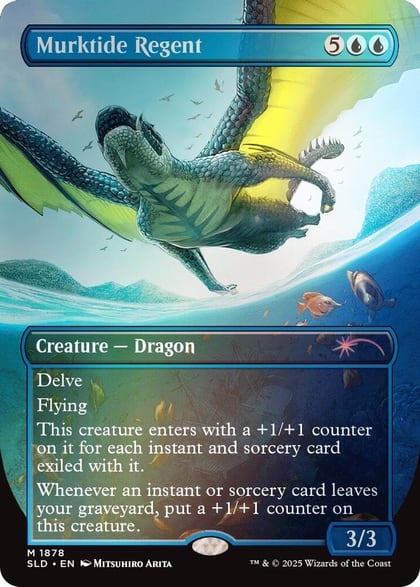 Murktide Regent (Rainbow Foil), Secret Lair Drop Series 1878