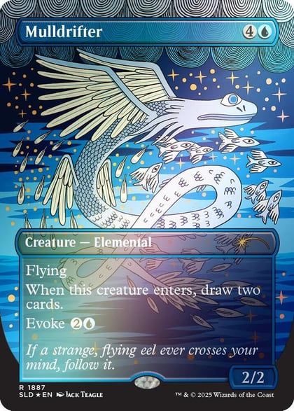 Mulldrifter (Rainbow Foil), Secret Lair Drop Series 1887