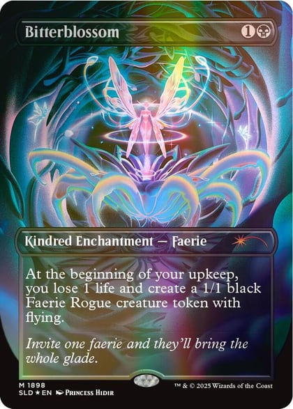 Bitterblossom (Double Rainbow Foil), Secret Lair Drop Series 1898