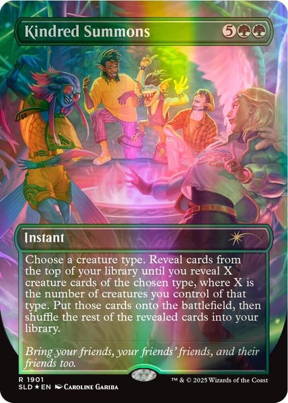Kindred Summons (Double Rainbow Foil), Secret Lair Drop Series 1901