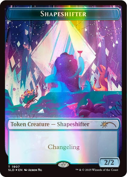Shapeshifter Token (1907) (Double Rainbow Foil), Secret Lair Drop Series 1907