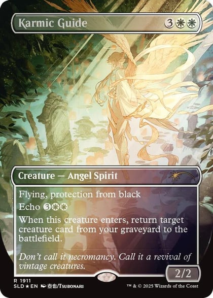 Karmic Guide (1911) (Rainbow Foil), Secret Lair Drop Series 1911