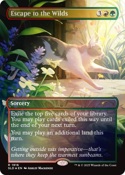Escape to the Wilds (1916) (Rainbow Foil), Secret Lair Drop Series 1916