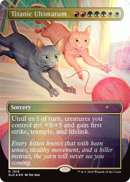 Titanic Ultimatum (1918) (Rainbow Foil), Secret Lair Drop Series 1918