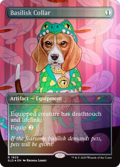 Basilisk Collar (1925) (Rainbow Foil), Secret Lair Drop Series 1925