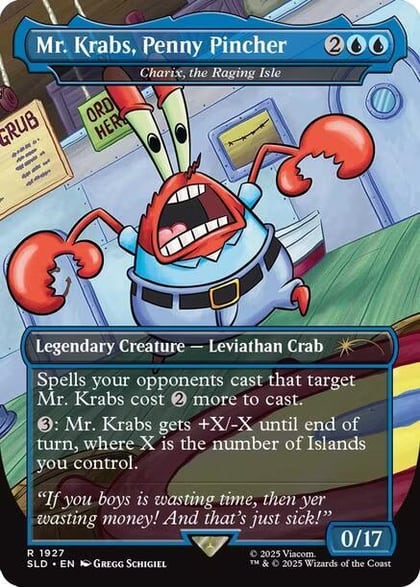 Mr. Krabs, Penny Pincher - Charix, the Raging Isle, Secret Lair Drop Series 1927