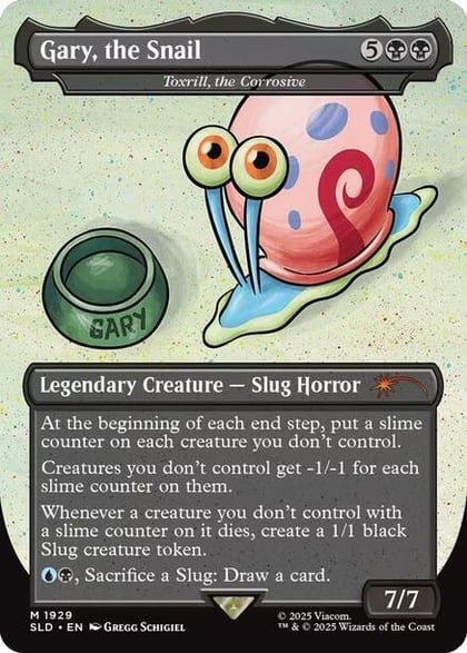 Gary, the Snail - Toxrill, the Corrosive, Secret Lair Drop Series 1929