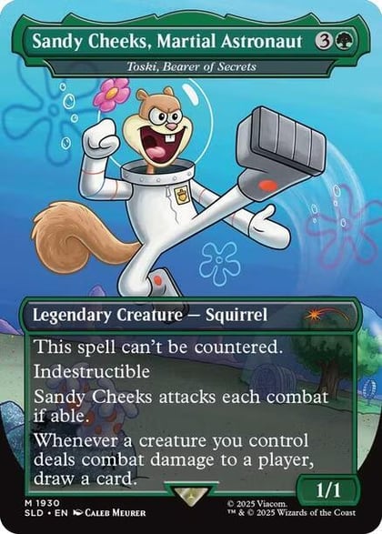 Sandy Cheeks, Martial Astronaut - Toski, Bearer of Secrets, Secret Lair Drop Series 1930