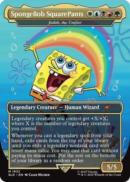 SpongeBob SquarePants - Jodah, the Unifier, Secret Lair Drop Series 1932