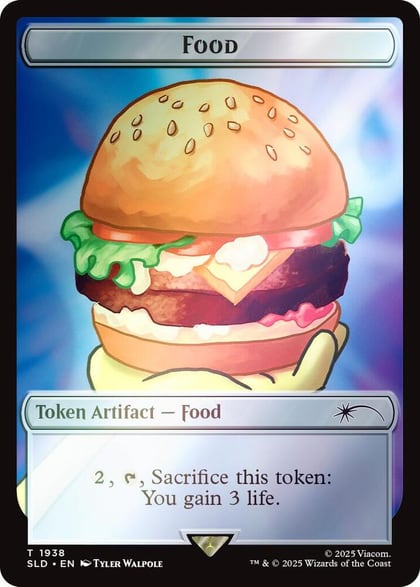 Food Token (1938) (Rainbow Foil), Secret Lair Drop Series 1938