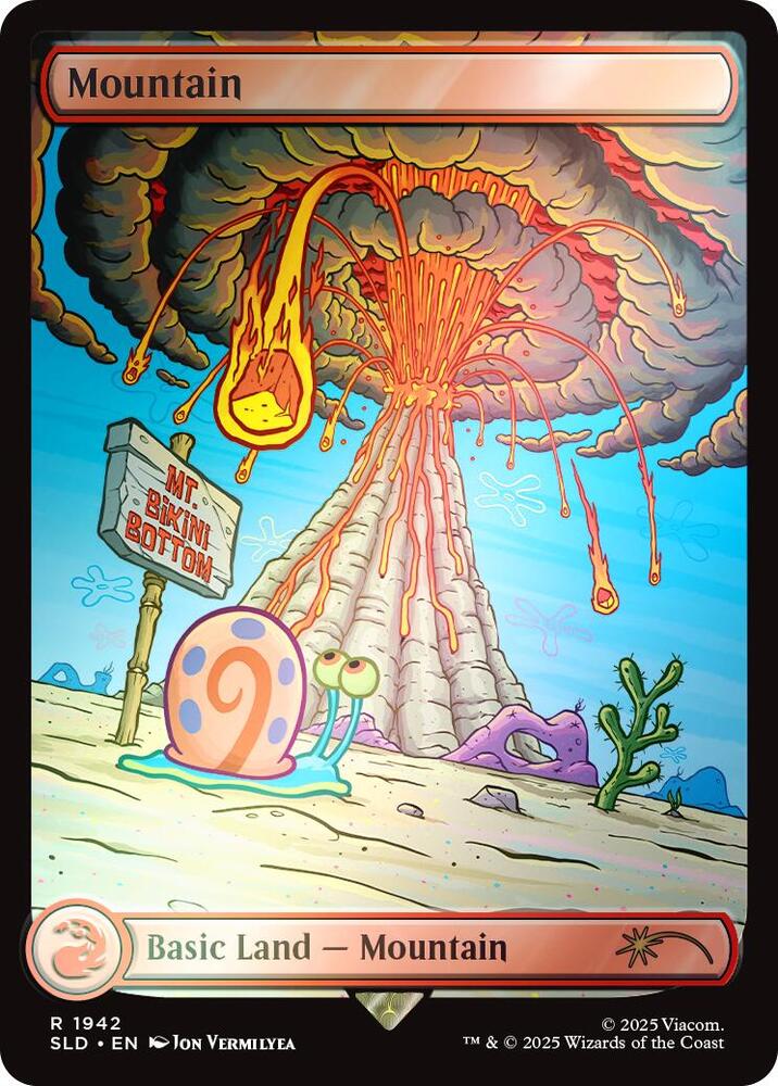 Mountain (1942) (Rainbow Foil), Secret Lair Drop Series 1942