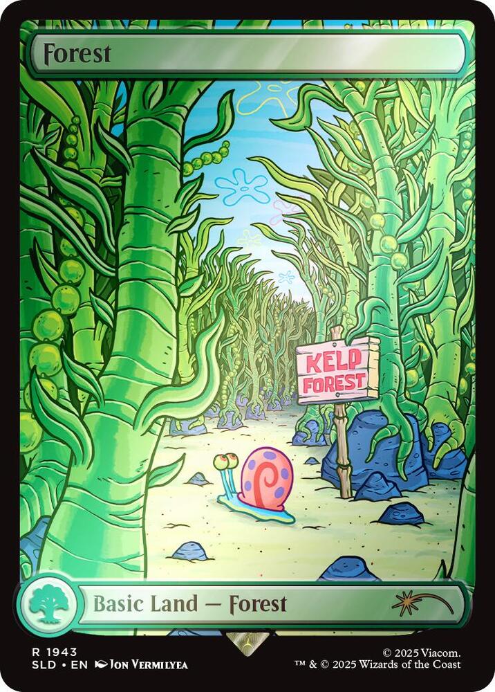 Forest (1943) (Rainbow Foil), Secret Lair Drop Series 1943