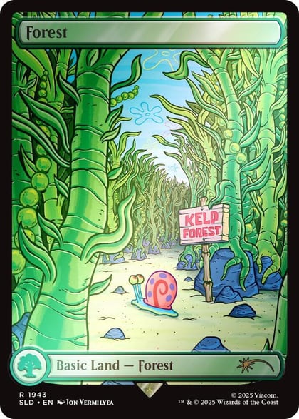 Forest (1943) (Rainbow Foil), Secret Lair Drop Series 1943