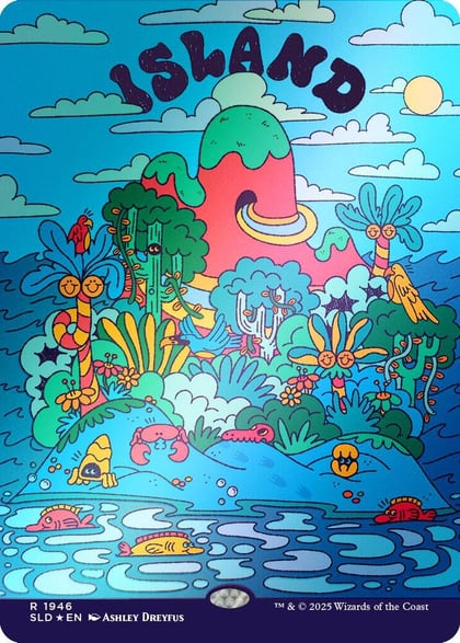 Island (1946) (Rainbow Foil), Secret Lair Drop Series 1946