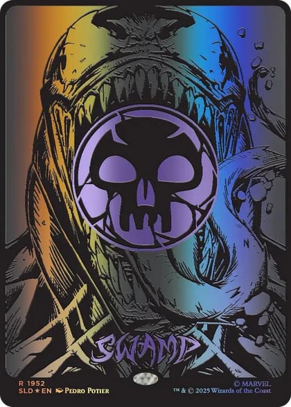 Swamp (1952) (Raised Foil), Secret Lair Drop Series 1952