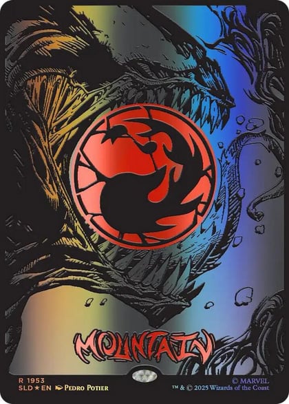 Mountain (1953) (Raised Foil), Secret Lair Drop Series 1953