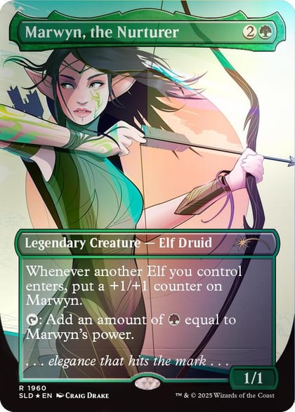 Marwyn, the Nurturer (Rainbow Foil), Secret Lair Drop Series 1960