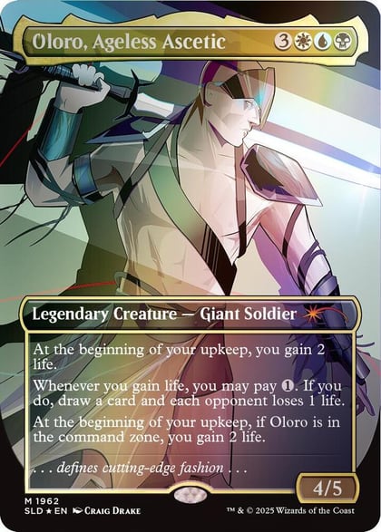 Oloro, Ageless Ascetic (Rainbow Foil), Secret Lair Drop Series 1962