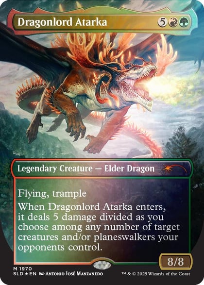 Dragonlord Atarka (Rainbow Foil), Secret Lair Drop Series 1970
