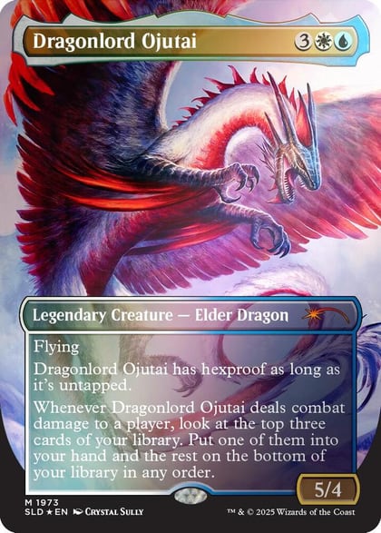 Dragonlord Ojutai (Rainbow Foil), Secret Lair Drop Series 1973