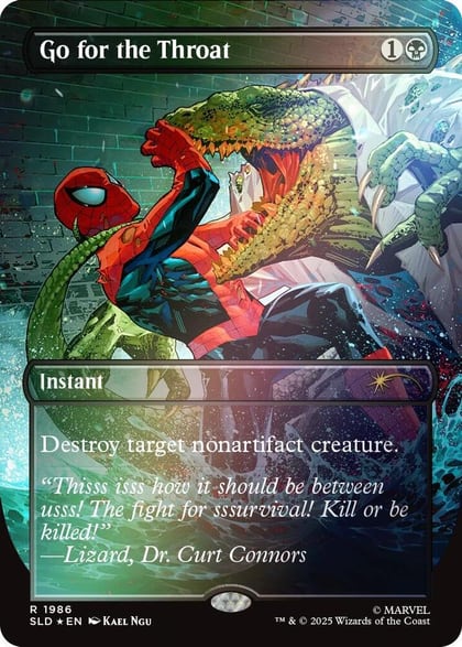 Go for the Throat (Rainbow Foil), Secret Lair Drop Series 1986