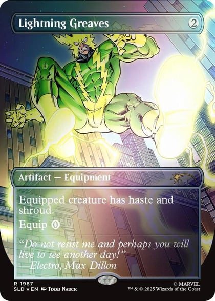 Lightning Greaves (1987) (Rainbow Foil), Secret Lair Drop Series 1987