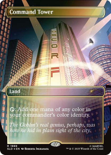 Command Tower (1989) (Rainbow Foil), Secret Lair Drop Series 1989