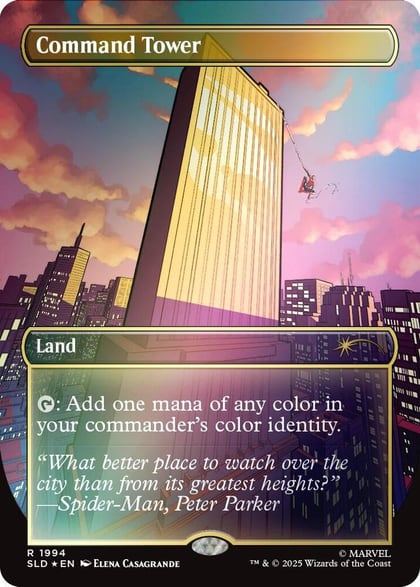 Command Tower (1994) (Rainbow Foil), Secret Lair Drop Series 1994